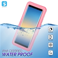Clear waterproof case for Samsung Note 8